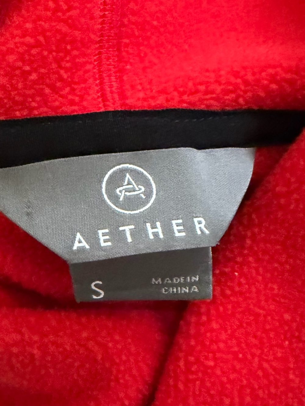 Aether red cowl neck sweatshirt S - Picture 3 of 4